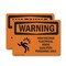 Signmission High Voltage Electrical Room With Symbol OSHA Warning Sign, Plastic, 10in W x 7in L, 2PK OS-2PACK-WS-P-710-L-12179 - alternate 1